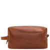 Buckle & Seam Everest - Trousse de toilette 22 cm (cognac)