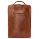 Buckle & Seam Leon - Rucksack 15" 41 cm (cognac/dots)