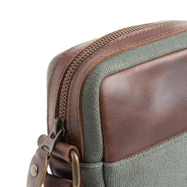 Buckle & Seam Runner Canvas - Umhängetasche 15 cm (grün) - Ansicht 7