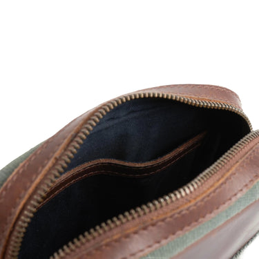 Buckle & Seam Runner Canvas - Umhängetasche 15 cm (grün) - Ansicht 6