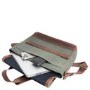 Buckle & Seam Times Canvas- Messenger Bag 15.7" 36 cm (grün) - Ansicht 8