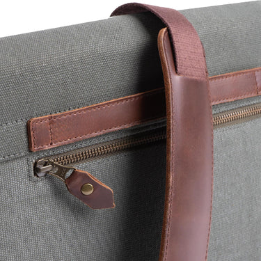 Buckle & Seam Times Canvas- Messenger Bag 15.7" 36 cm (grün) - Ansicht 7