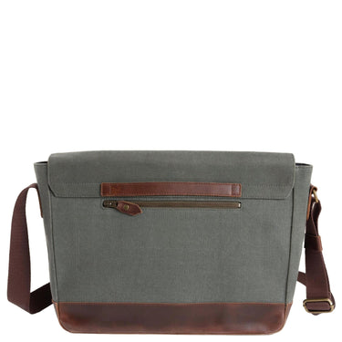 Buckle & Seam Times Canvas- Messenger Bag 15.7" 36 cm (grün) - Ansicht 3