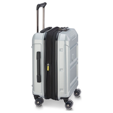 Delsey Paris Rempart 2.0 - 4-Rollen-Kabinentrolley S 55 cm erw. (silber) - Ansicht 5