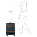 Brics Bellagio - 4-Rollen-Kabinentrolley mit Vortasche 55 cm erw. (blue/tan) - Ansicht 11
