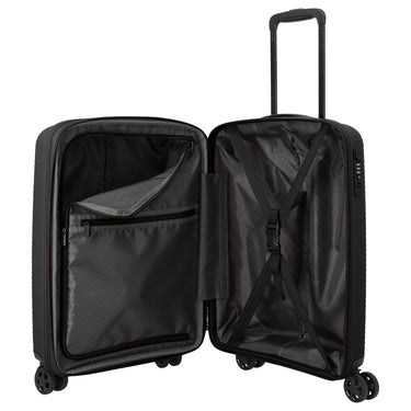 Travelite Air Stripe - 4-Rollen-Kabinentrolley S 55 cm erw. (black) - Ansicht 3