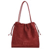 Coccinelle Dulse Suede - Schoudertas 40 cm (ribes)