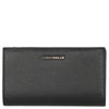 Coccinelle Metallic Soft - Portefeuille 12cc 16 cm (noir)
