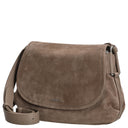 Coccinelle Rebekka Suede - Umhängetasche 30 cm (warm taupe) - Markenkoffer