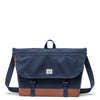 Herschel Cove Messenger - Messenger Bag 16" 50 cm (navy/saddle brown)