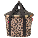 KLICKfix reisenthel Bikebasket 15 - Lenkerkorb 35 cm (leo macchiato)