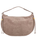 Coccinelle Thess Suede Bim - Schultertasche 45 cm (warm taupe)