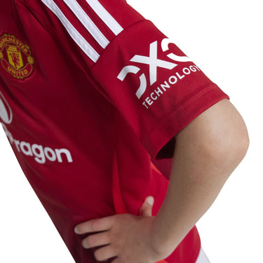 adidas Manchester United Fußball - Jr. Heimtrikot 24/25 (red, 176) - Ansicht 4