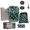 DerDieDas ErgoFlex Tiny Exklusiv Superflash - School Backpack Set 5 pcs. 900g (Super Trunk)