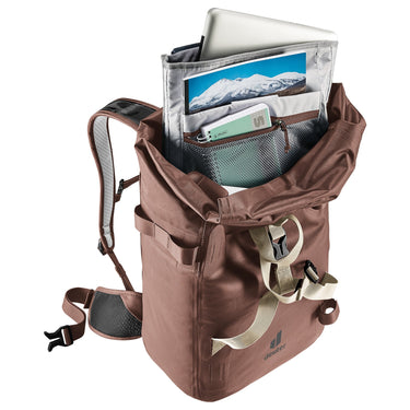 Deuter Amager 25+5 - wasserdichter Fahrradrucksack 15" 48 cm (raisin) - Ansicht 7
