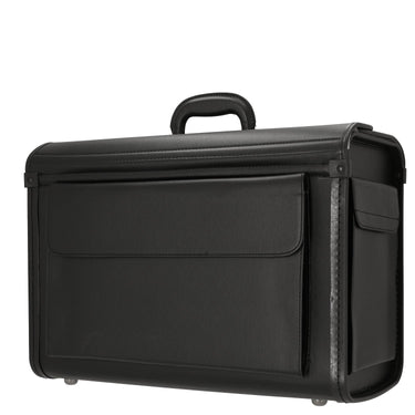D&N Business - Pilotenkoffer 51 cm PU (schwarz) - Ansicht 2