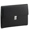 D&N Easy Business Porte-documents de conférence en PU à grain fin avec organiseur 36 cm (noir)