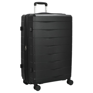 D&N Travel Line 2900 - 4 - Rollen - Trolley L 75 cm erw. (schwarz) - Markenkoffer