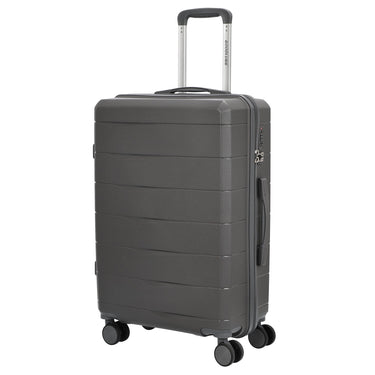 D&N Travel Line 2900 - 4 - Rollen - Trolley M 65 cm (grau) - Markenkoffer