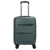 D&N Travel Line 4300 - 4-wiel cabine trolley S 55 cm (donkergroen)