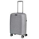 D&N Travel Line 4500+ - 4 - Rollen - Kabinentrolley S 55 cm erw. (grau) - Markenkoffer