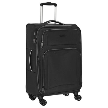 D&N Travel Line 9204 - 4-Rollen-Trolley M 66 cm erw. (schwarz) - Ansicht 5