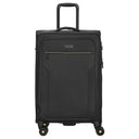 D&N Travel Line 9704 - 4-Rollen-Trolley M 68 cm erw. (black)