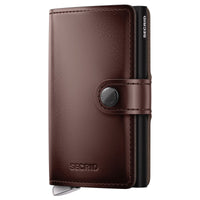 Secrid Dusk Miniwallet - Geldbörse 10.2 cm RFID (dark brown+)