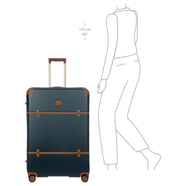 Brics Bellagio - 4-Rollen-Trolley 82 cm erw. (blue/tan) - Ansicht 10