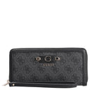 Guess Lindsey SLG Large Zip - Geldbörse 12cc 21 cm (coal logo)