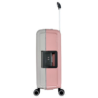 Eminent VERTICA - 4-Rollen-Kabinentrolley 55 cm (grau/rosa) - Ansicht 2