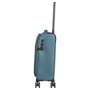 D&N Travel Line 9804 - 4-Rollen-Kabinentrolley S 55 cm (petrol) - Ansicht 3