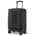 Stratic Novium ML - 4-Rollen-Kabinentrolley mit Vortasche 55 cm erw. (black) - Ansicht 3