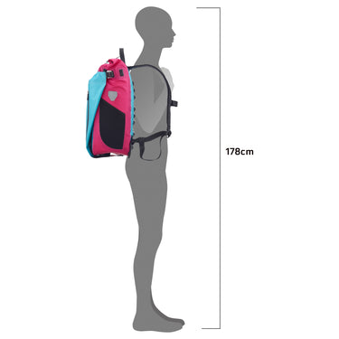 Ortlieb Vario Cyber 26 Hinterradtasche QL2.1 - Rucksack 47 cm (blue cyber pink) - Ansicht 11