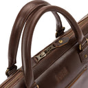 Buckle & Seam Cali Laptoptasche 15" 36 cm (brown/blu) - Ansicht 4