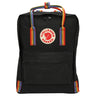 Fjällräven Kånken Rainbow - Rucksack 38 cm (black-rainbow pattern)