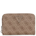 Guess Laurel II SLG Medium Zip Around - Geldbörse 4cc 14.5 cm (latte logo)