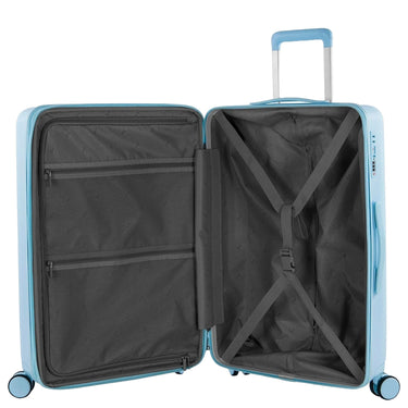Heys Pastel - 4-Rollen-Trolley M 66 cm erw. (blue) - Ansicht 5