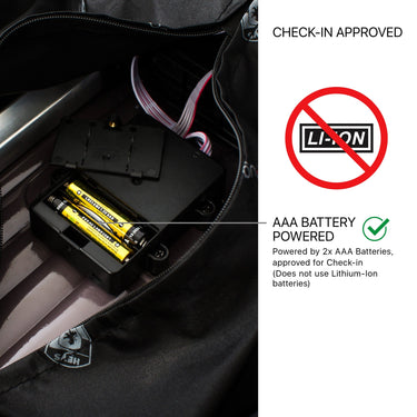 Heys SmartLuggage - 4-Rollen-Kabinentrolley S (black) - Ansicht 11