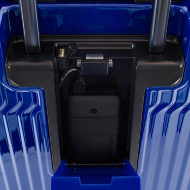 Heys Tekno - 4-Rollen-Kabinentrolley S 15.6" 53 cm USB (blue) - Ansicht 8