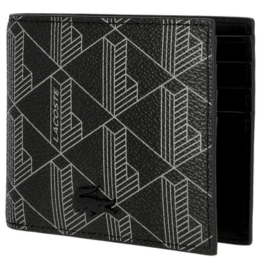 Lacoste Signature - Men's Geldbörse 6cc 11 cm (monogram black gray) - Ansicht 3