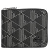 Lacoste The Blend - Geldbörse 3cc 11 cm RFID (monogram noir gris)