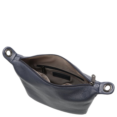 Mandarina Duck Mellow Leather - Schultertasche 28 cm (dress blue) - Ansicht 6
