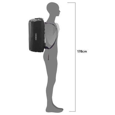Ortlieb Duffle Lite 40 - Reisetasche/Reiserucksack 53 cm (black) - Ansicht 11