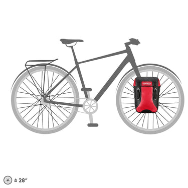 Ortlieb Sport-Packer - Vorderradtasche QL2.1 (2x15L) 40 cm (red black) - Ansicht 9