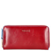 Piquadro Blue Square - Damesportemonnee 12cc 18 cm RFID (red)