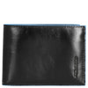 Piquadro Blue Square - Herenportemonnee 4cc 12.5 cm (black)