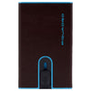 Piquadro Blue Square - Creditcardhouder 11cc 10 cm RFID (mahogany)