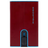 Piquadro Blue Square - Creditcardhouder 11cc 10 cm RFID (red)