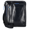 Piquadro Blue Square - Schultertasche 24.5 cm (black)